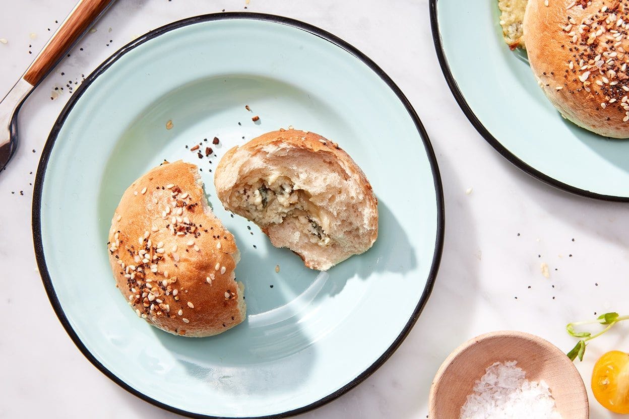 stuffed bagel breakfast buns
