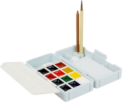 Compact Japanese Watercolor Set