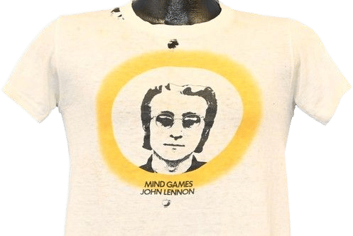 Vintage 70s John Lennon Mind Games T-Shirt