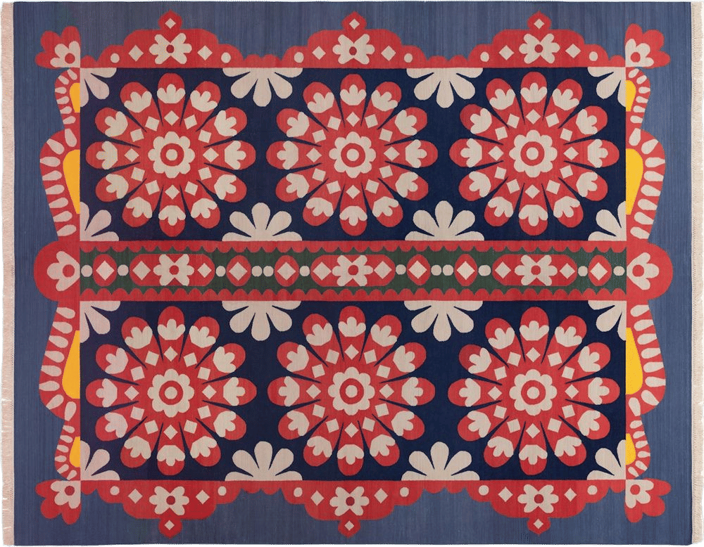 Mandala Rug by Sonnhild Kestler