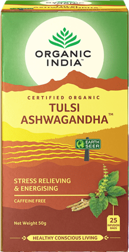 Organic India Tulsi Ashwagandha Tea