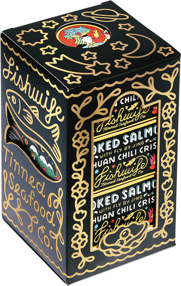 Fishwife Smoked Salmon with Fly By Jing Chili Crisp