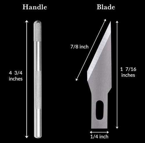 w.a. portman hobby knife (1 knife 10 blades)