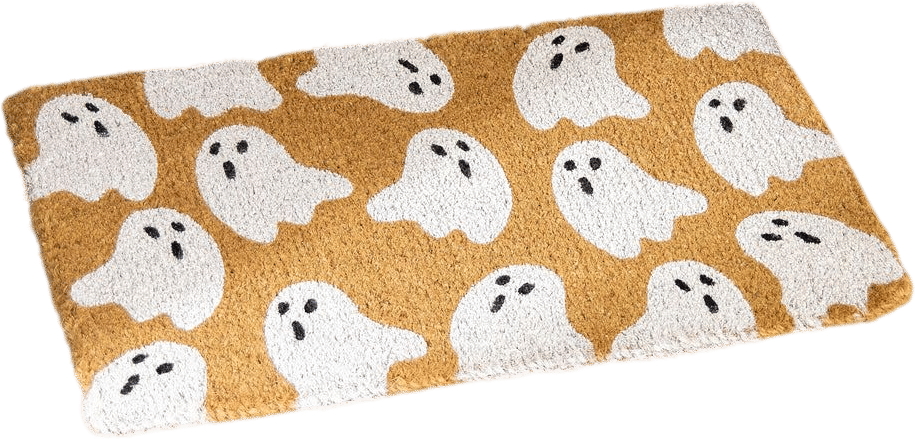 Halloween Ghost Coir Doormat