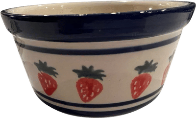Boleslawiec Polish Pottery Strawberry Bowl