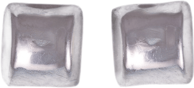 Sterling Silver Clip On Dome Earrings