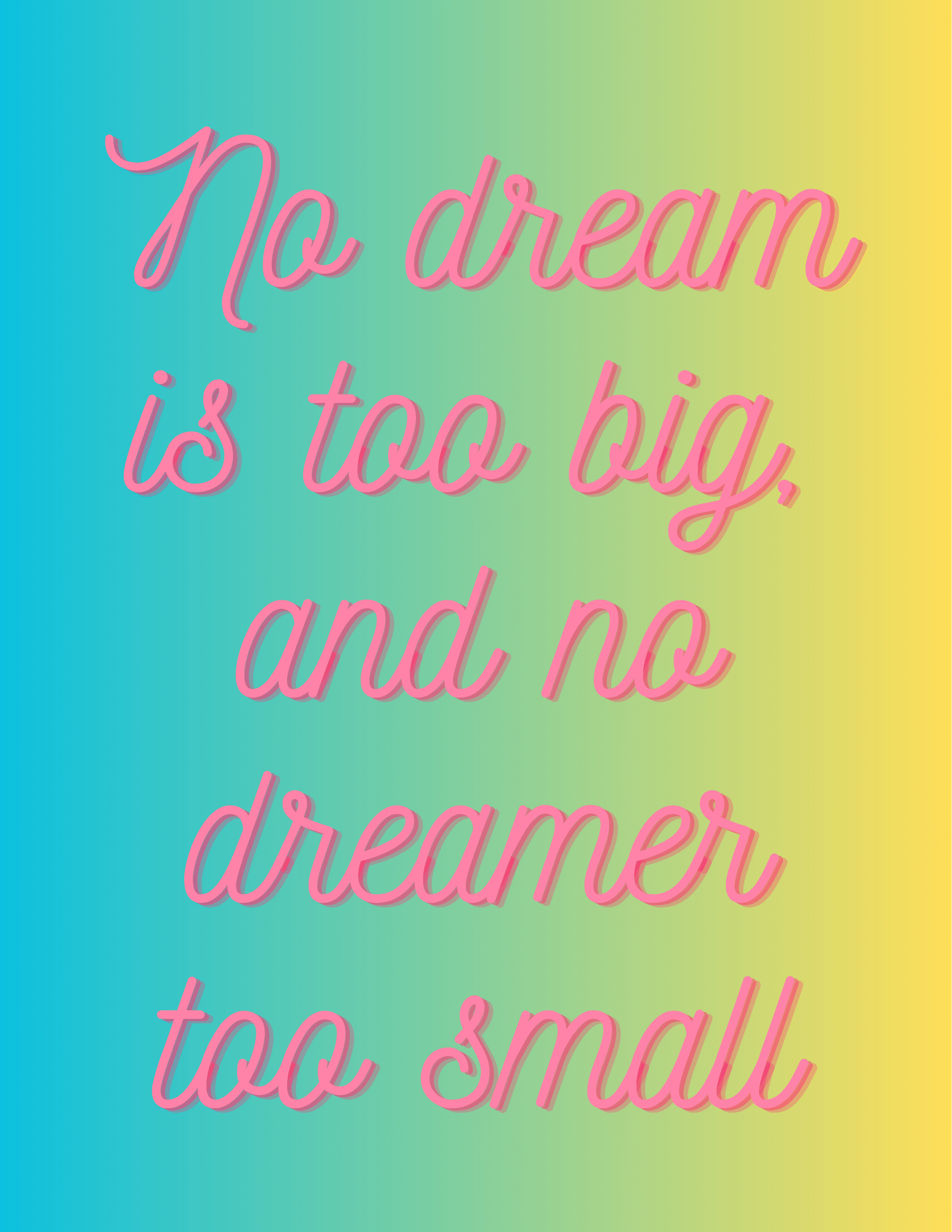 Embracing the cheesy/cringy inspirational quotes if they make you feel something