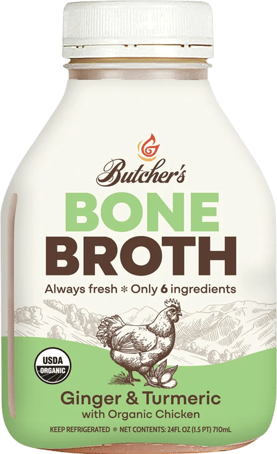 Organic Ginger & Turmeric Bone Broth