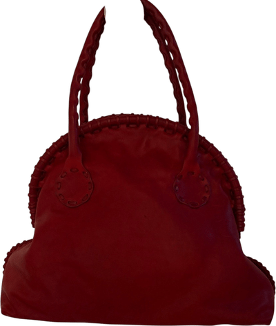 Henry Cuir x Barneys Leather Whipstitch Handler