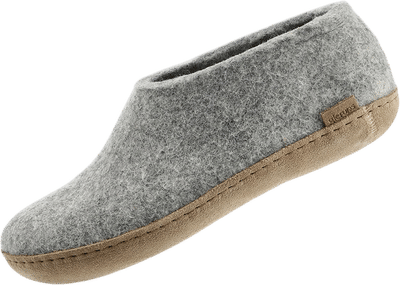The Shoe with Leather Sole