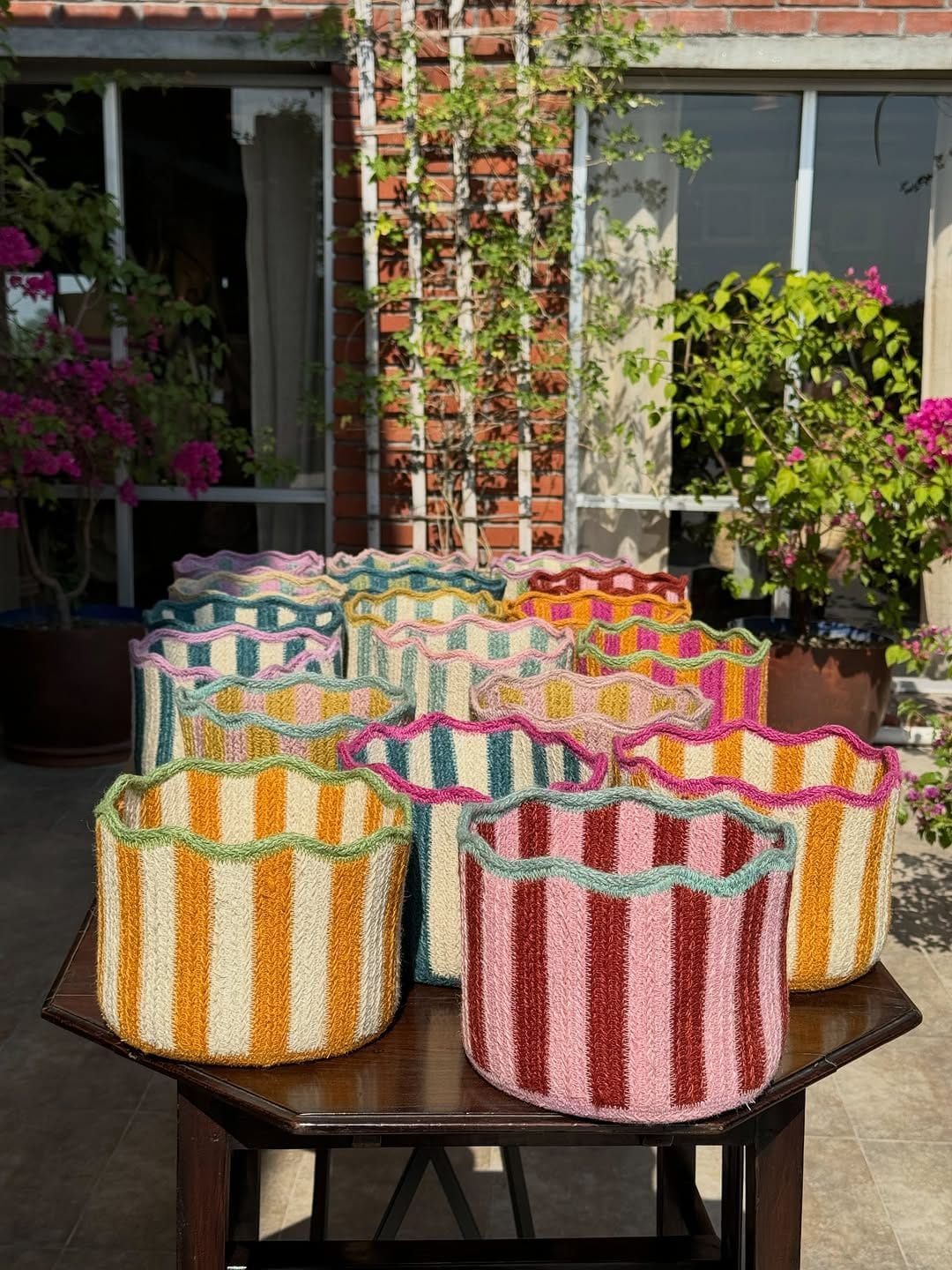 The Braided Rug Co Jute Basket