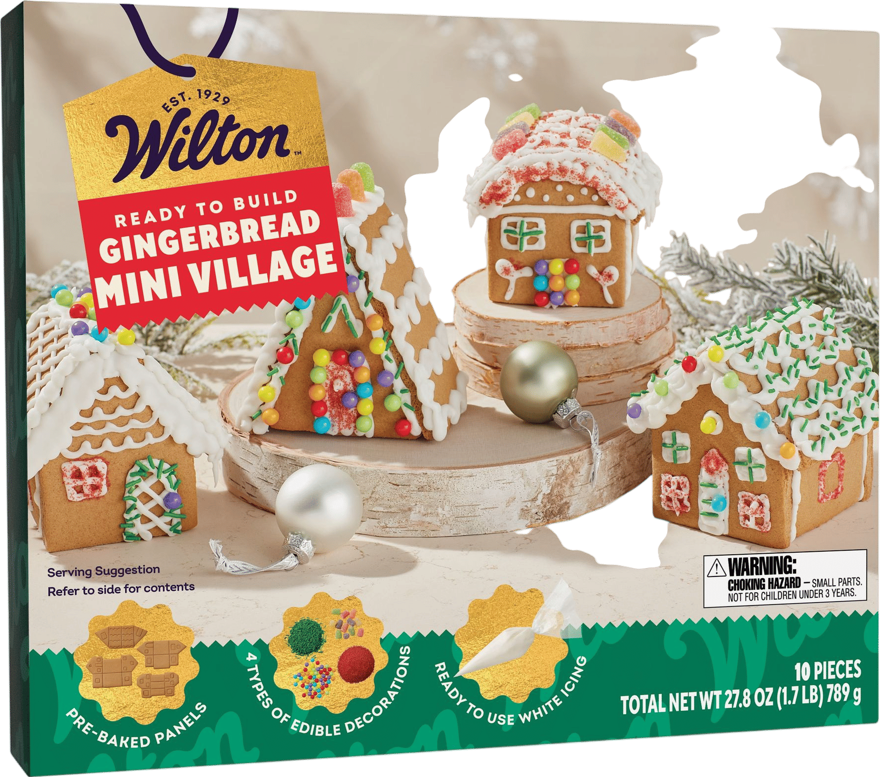 Mini Gingerbread House Decorating Kit
