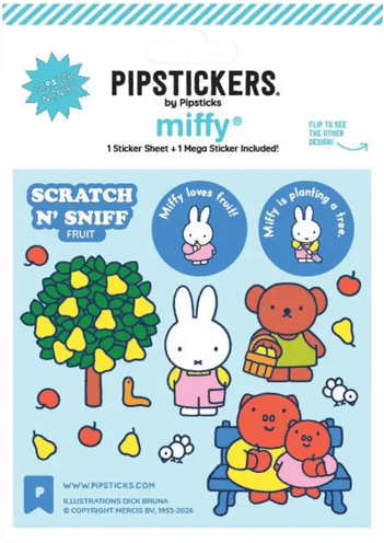 Pipsticks Miffy Loves Fruit Scratch 'n Sniff Sticker Sheet