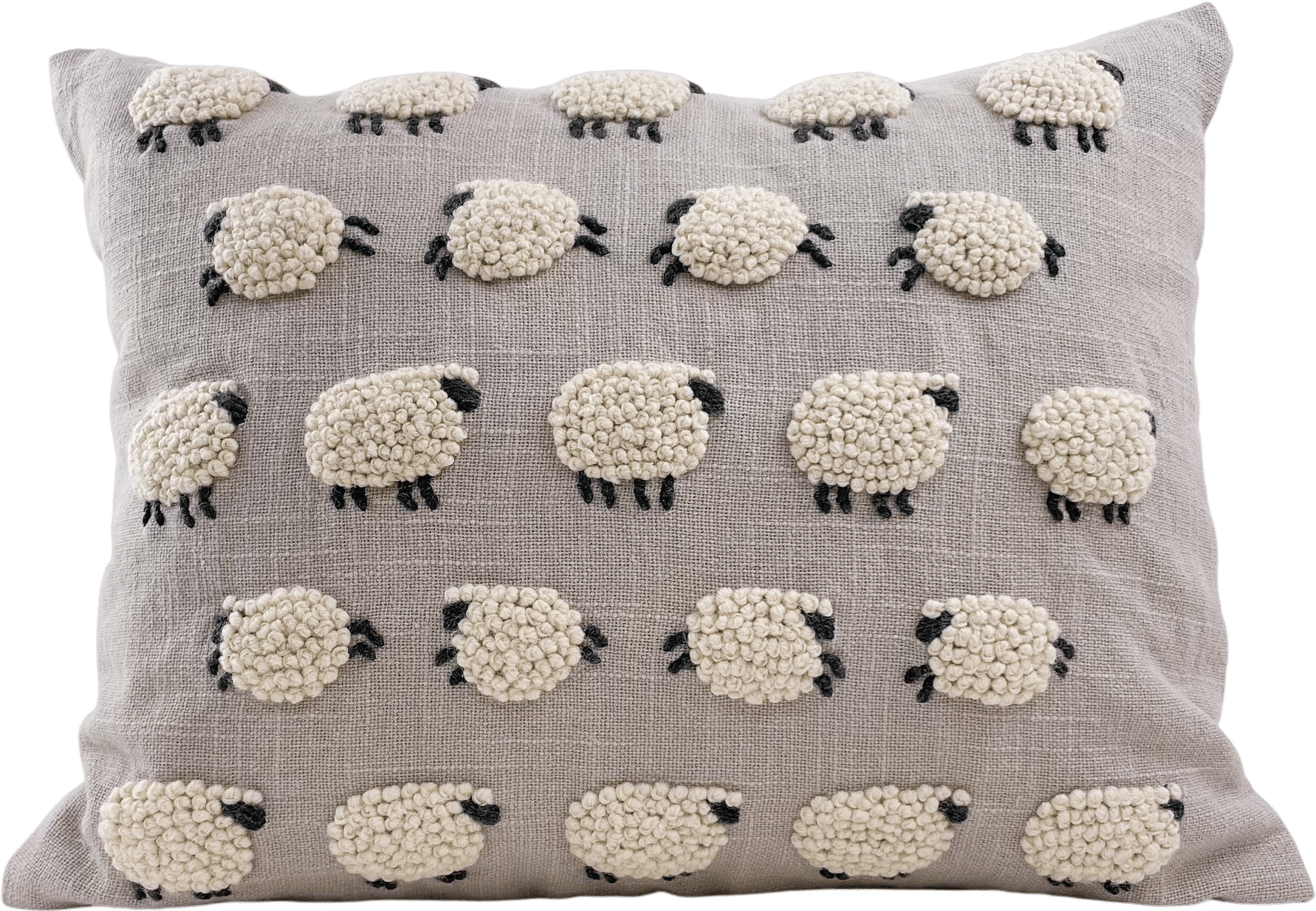 Sheep Applique Pillow