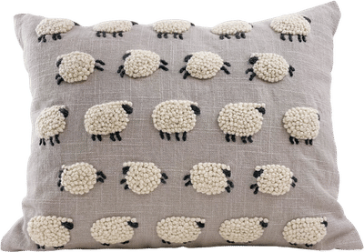 Sheep Applique Pillow
