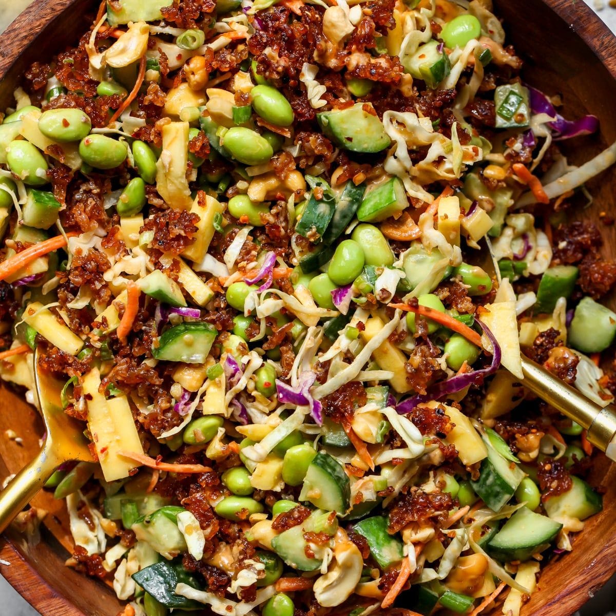 Crispy Rice in a Salad