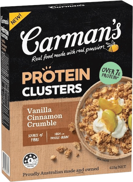 Carman's Protein Clusters Vanilla Cinnamon Crumble 