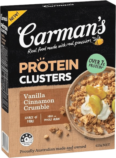 Protein Clusters Vanilla Cinnamon Crumble