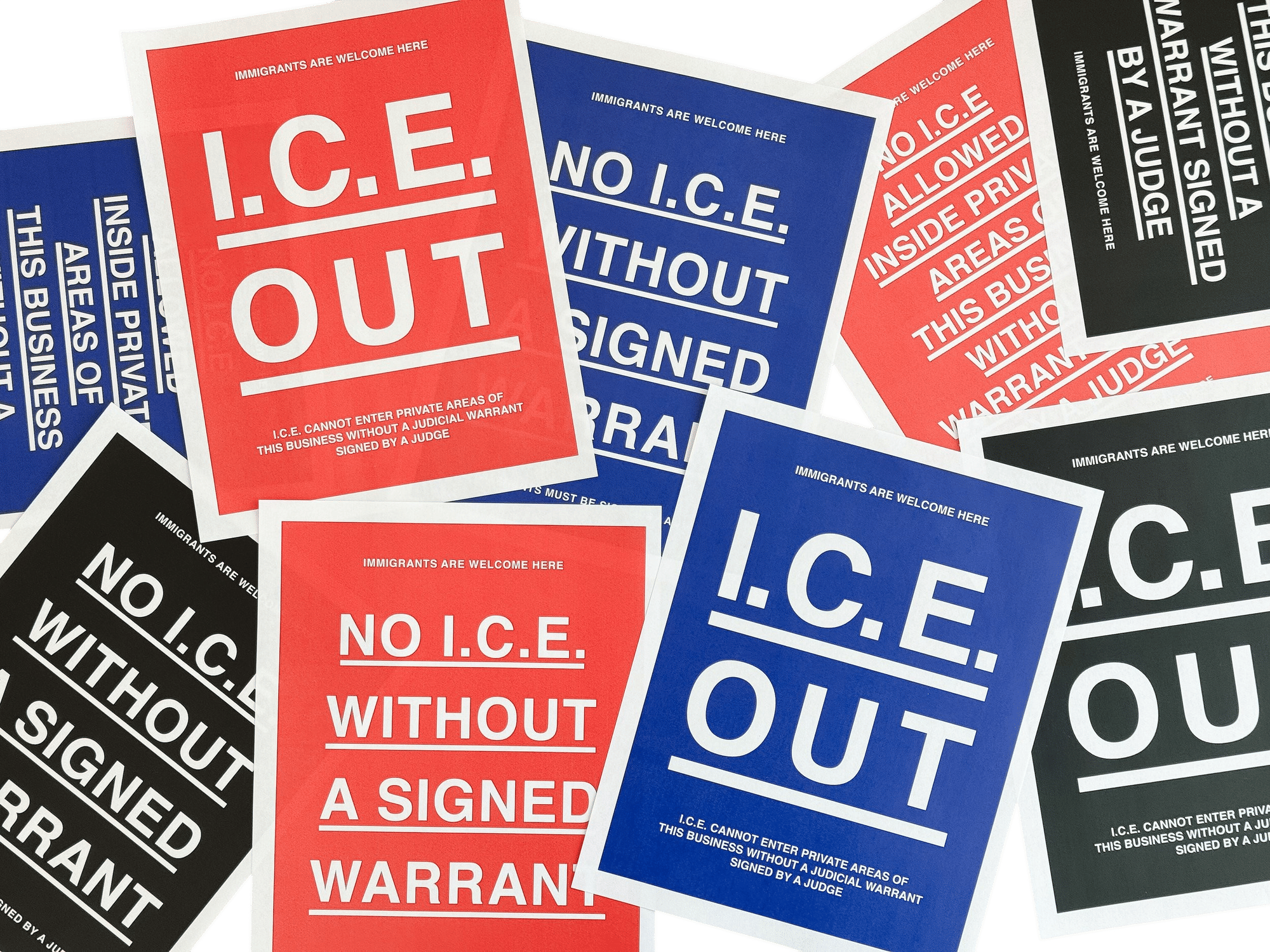 I.C.E. OUT - Free Printable