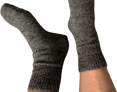 Hand knitted socks