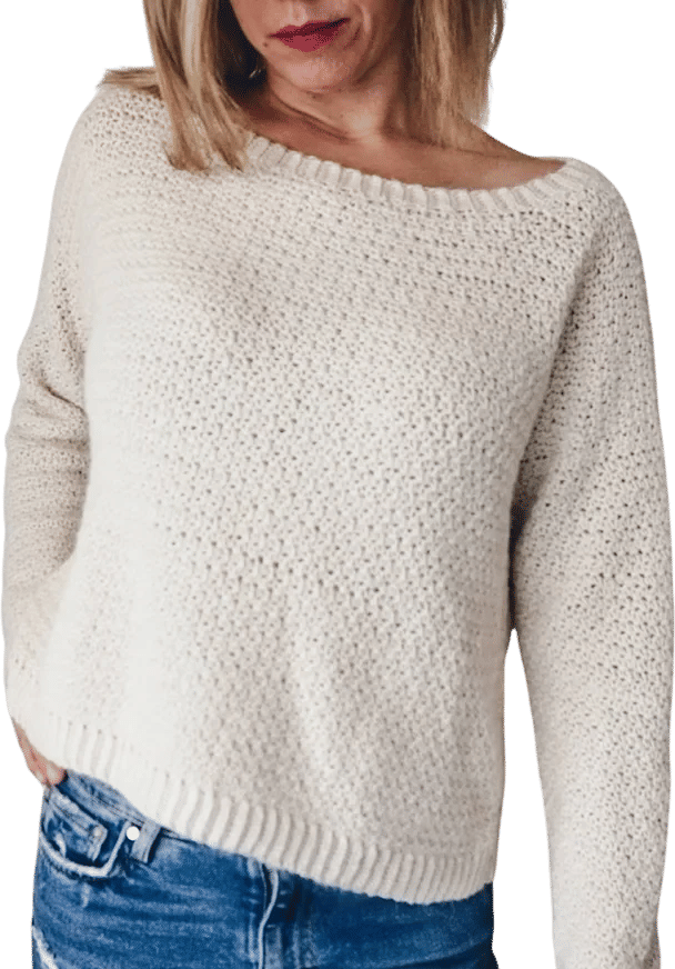 Crochet Farrow Sweater Pattern  — Little Things Blogged