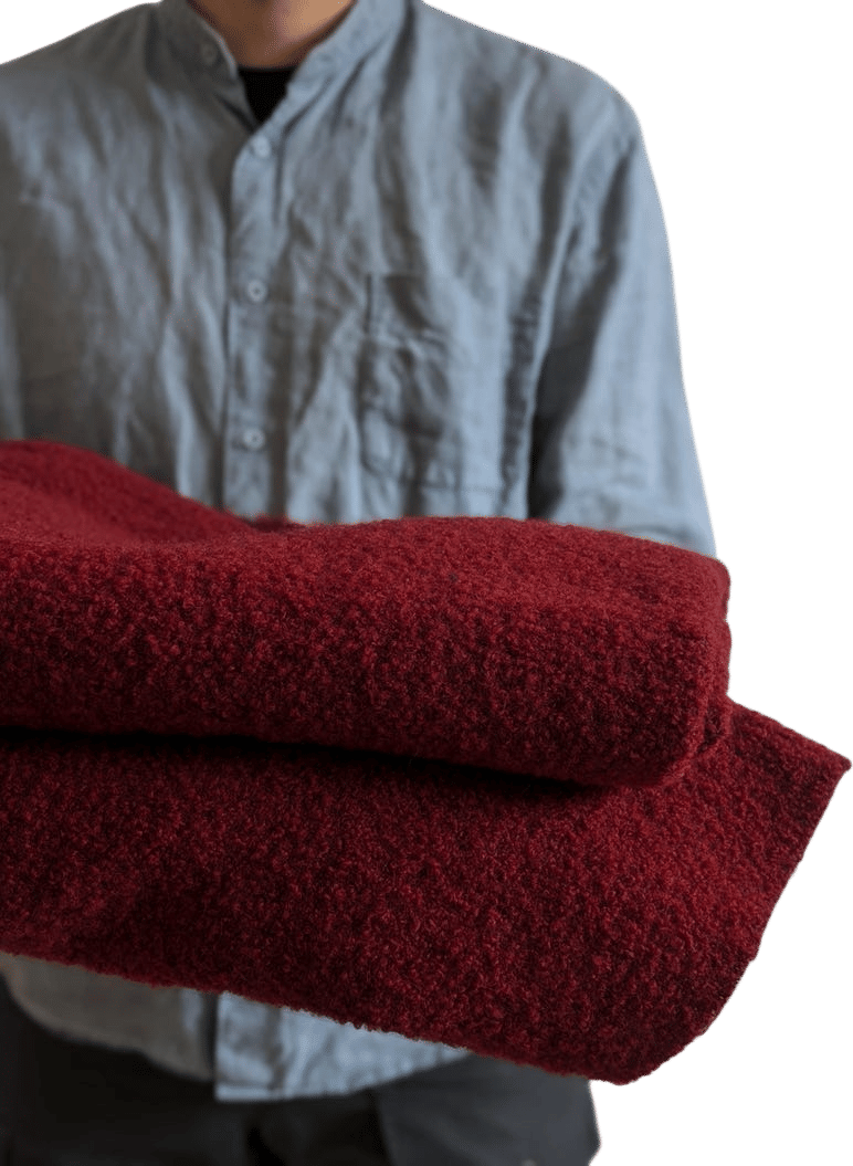 Heavyweight Merino Wool Throw Blanket