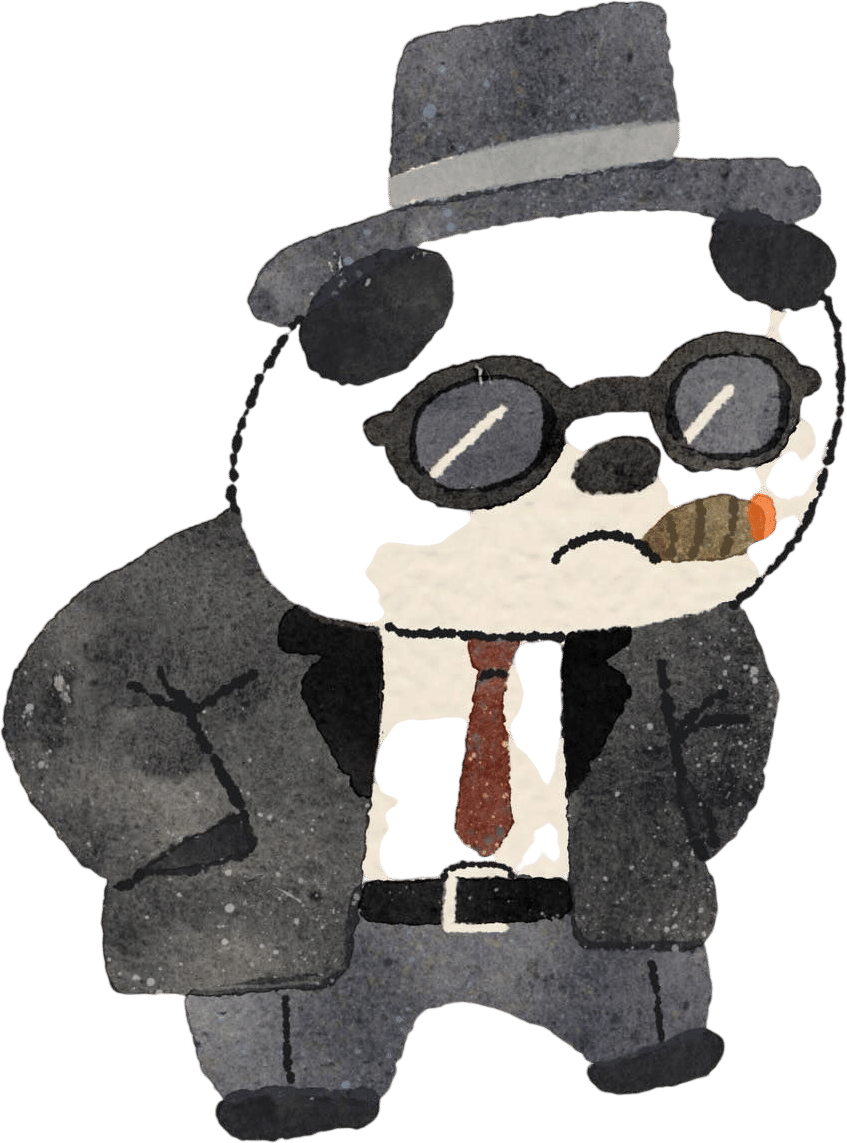 Ekakino Nakagawa Smoking Panda