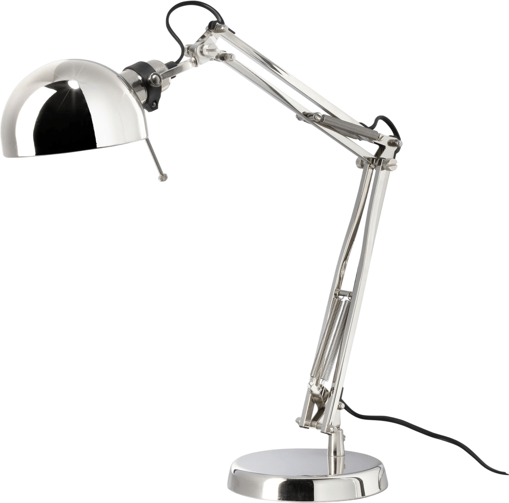 FORSÅ Work lamp, nickel-plated