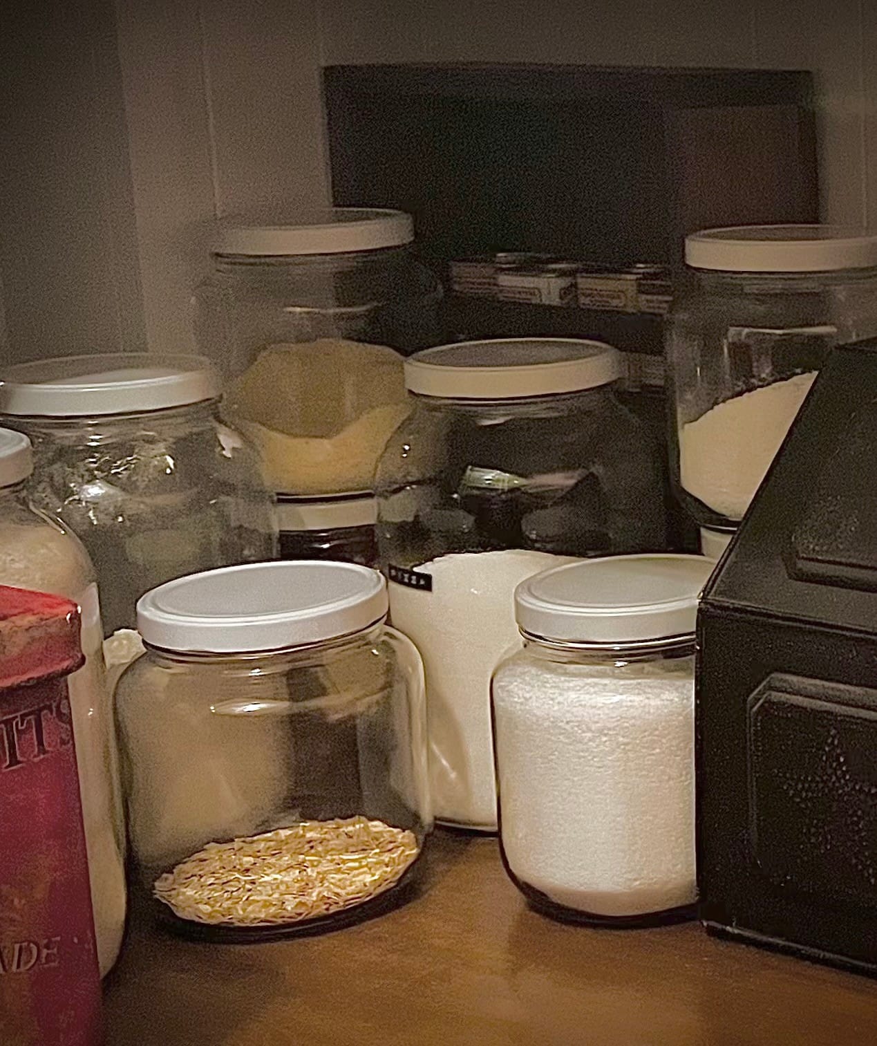 Gallon & Half Gallon Wide Mouth Jars, with Metal Lids