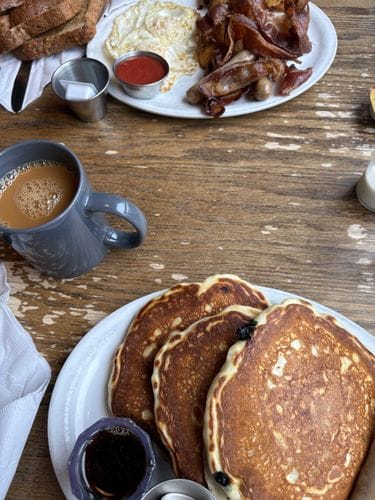 high level diner breakfast