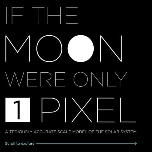 If The Moon Were Only 1 Pixel