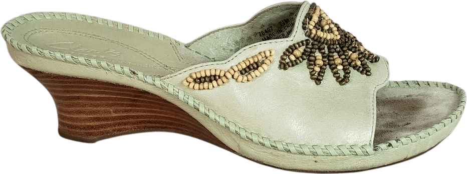 Clarks Beaded Slide Chanclas