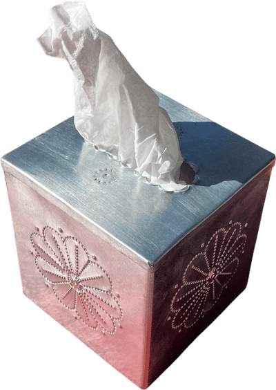 Small Tin Tissue Box Cover