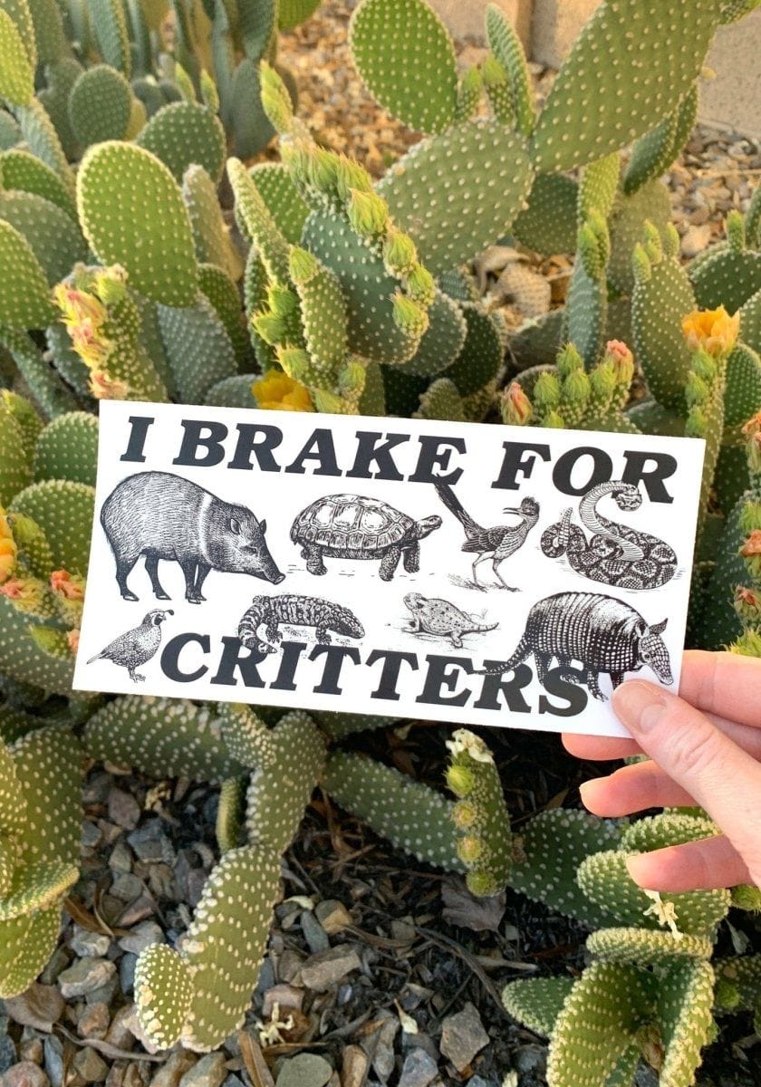 Brake for critters!