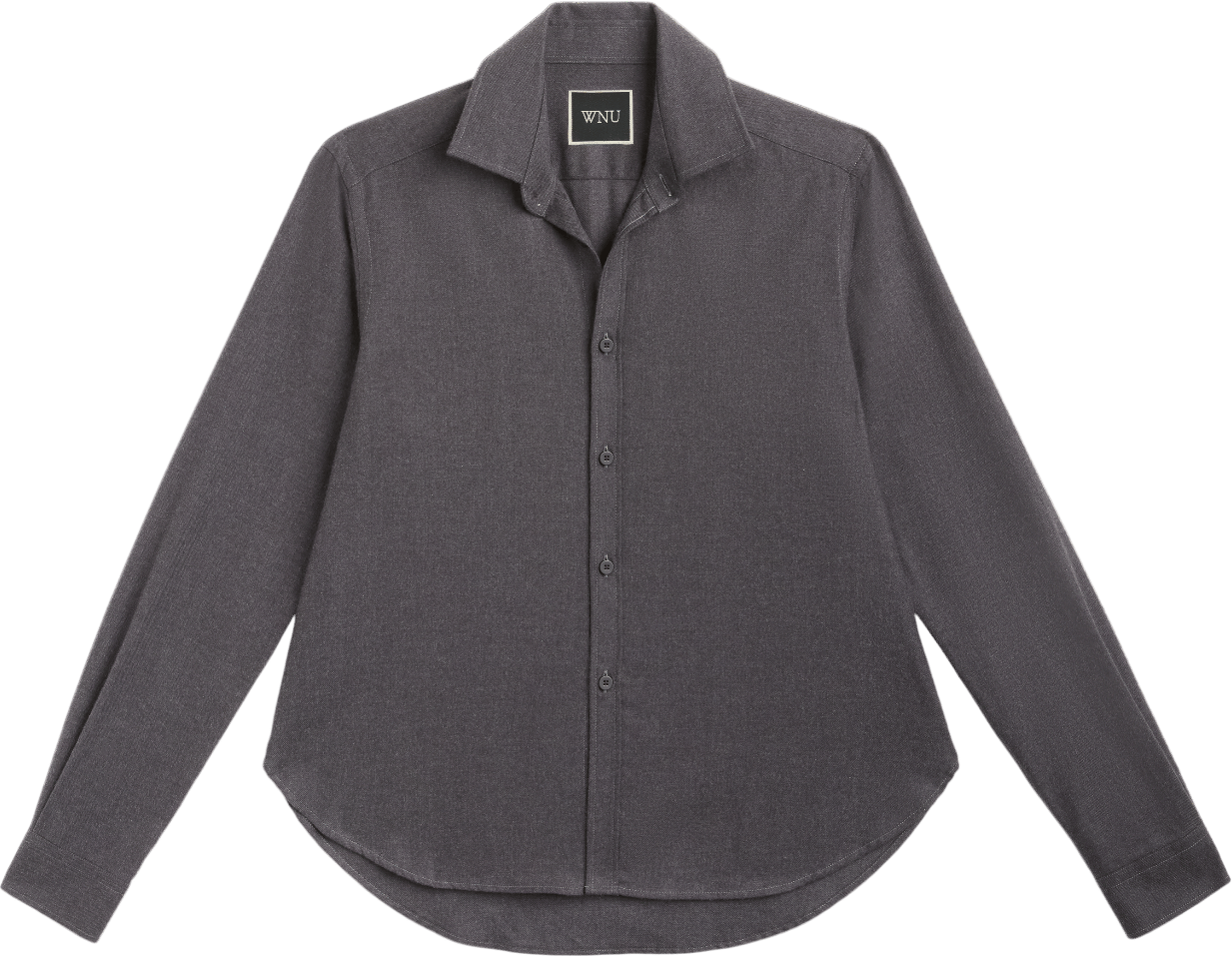 The Classic: Fine Brushed, Dark Grey in Cotton
