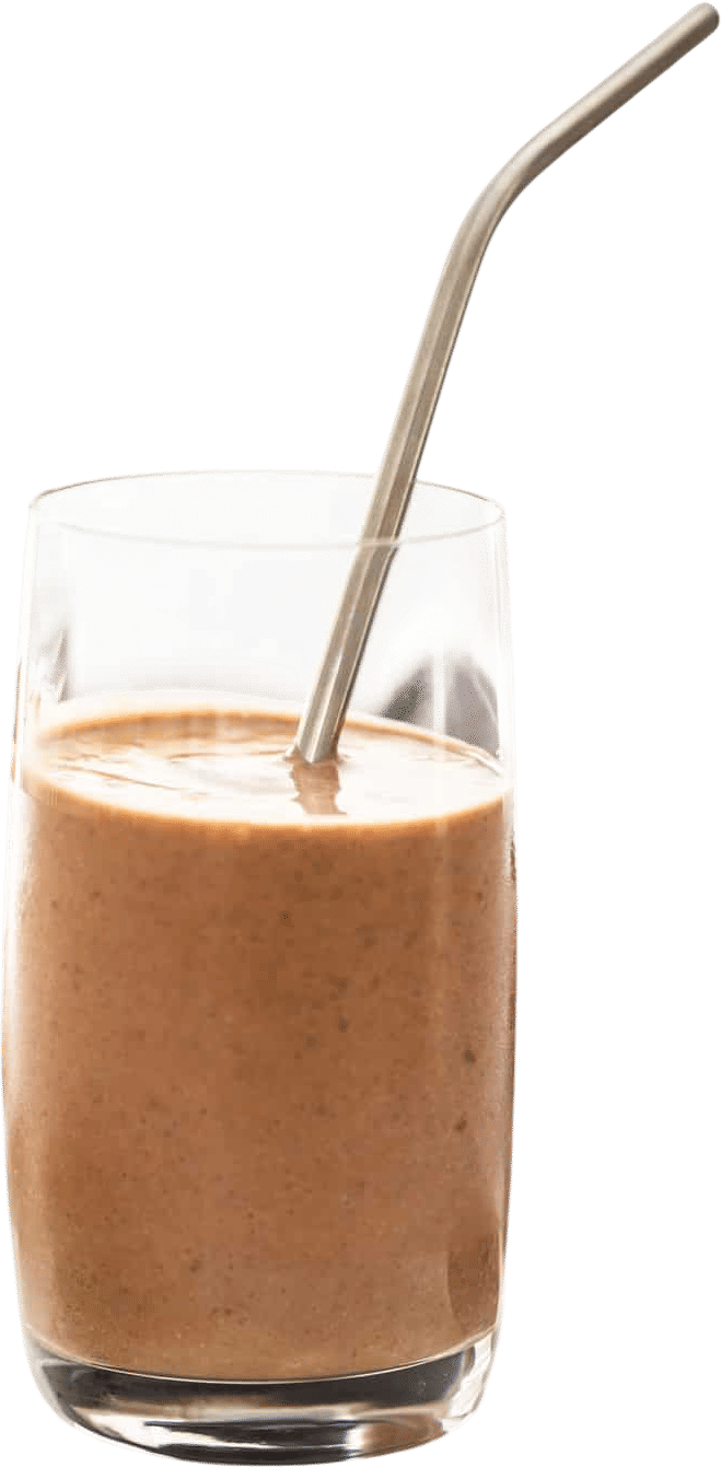 chocolate/cherry smoothie w/ black beans (??)