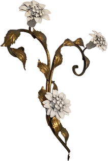 floral vintage italian lighting