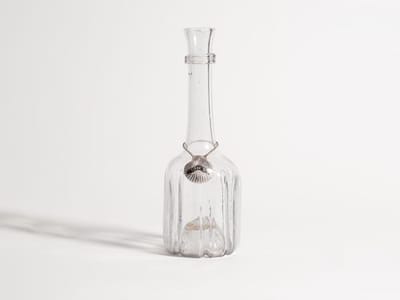 George III Silver Shell Wine Label