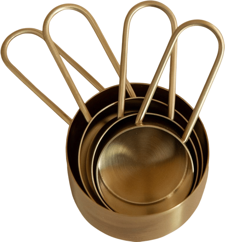 Brass Measuring Cups