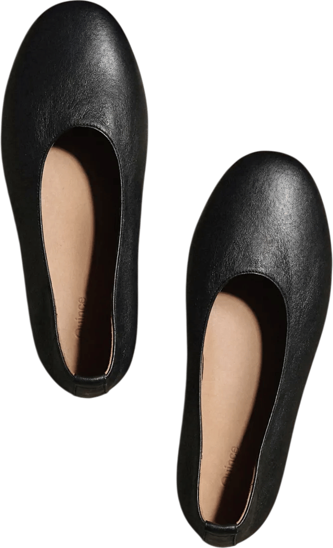 Quince Italian Leather Glove Ballet Flats