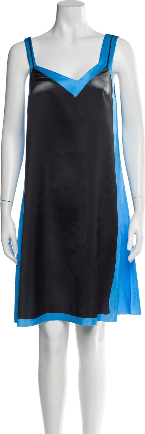 V-Neck Knee-Length Dress
