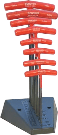 Bondhus 13189 Balldriver and Hex T-handle Set