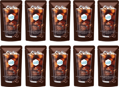 Korean Style Iced Americano Coffee Pouch