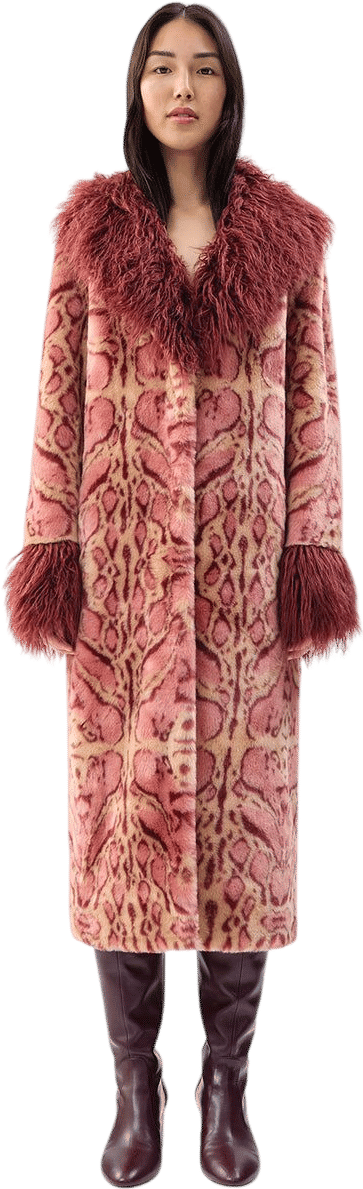 Unreal Fur Cuvée Rose Coat