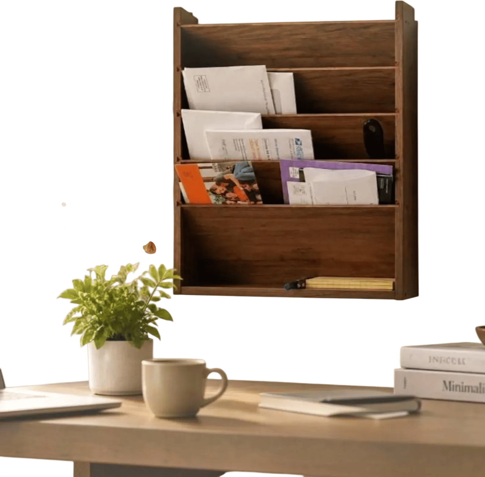 Wooden Wall File Organizer