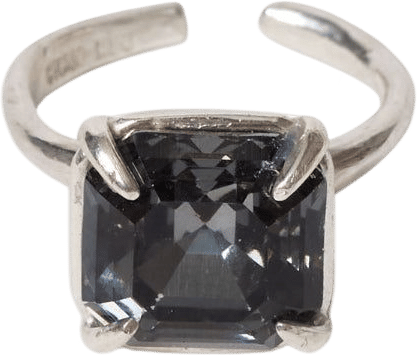 Caprice Crystal Toe Ring Smoke