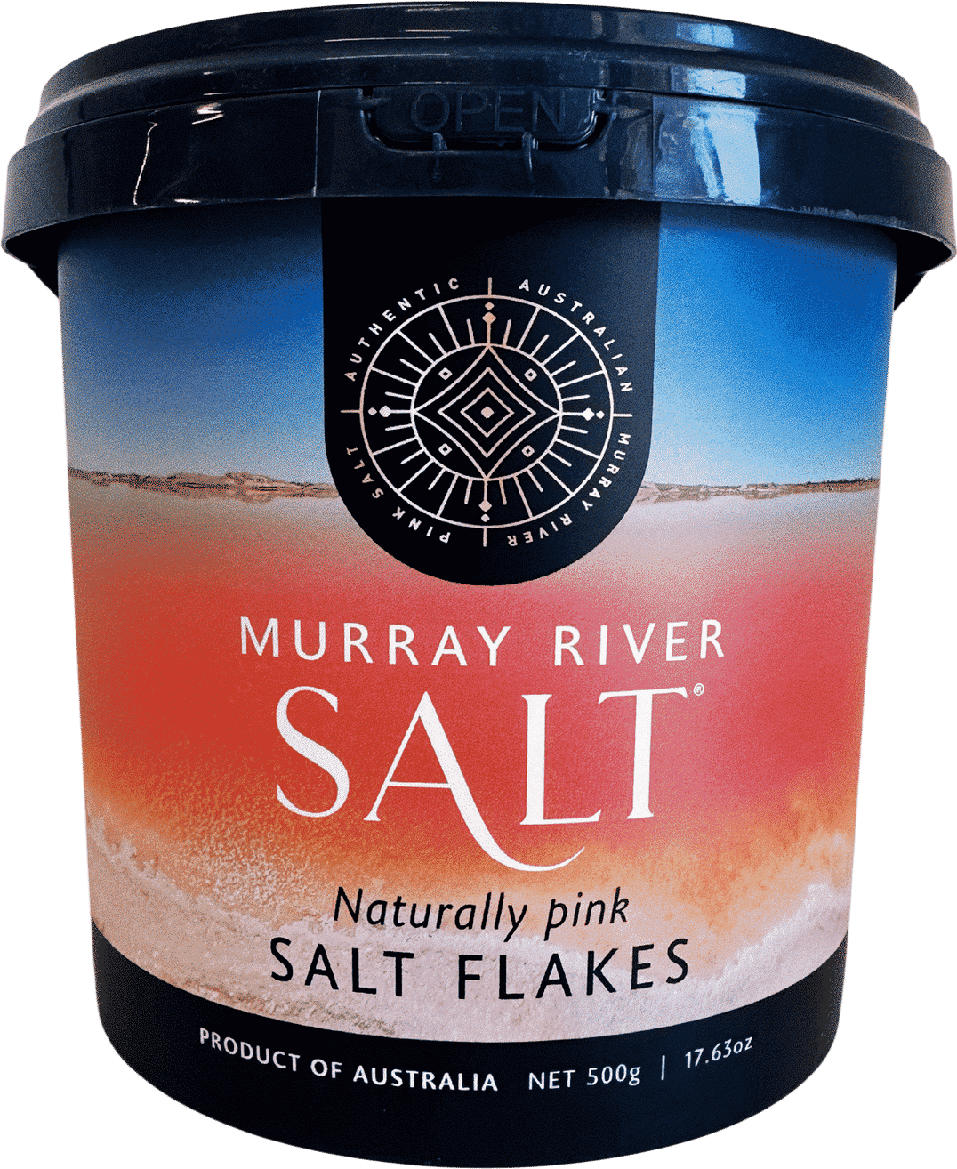 Murray River Salt Flake Tub (500g)