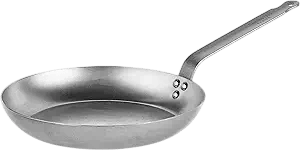 Mauviel M'Steel Black Carbon Frying Pan, 11-in
