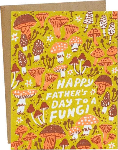 Happy Father's Day Fungi Greeting Card