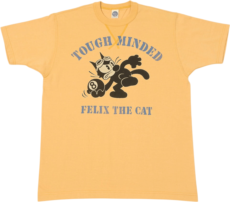 Toys McCoy Felix The Cat 'Tough Minded' T-Shirt - Yellow